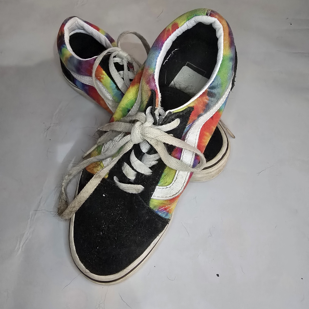 Vans Vibrant Tie-Dye Kids Sneakers